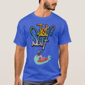 サーフィンを楽しもう Tシャツ (正面)