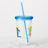 サーフィンアクリルタンブラー アクリルタンブラー (左)