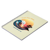 サーフィンアットサンセットノートブック ノートブック (左側)