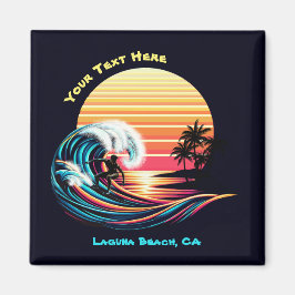 サーフィンアットサンセット マグネット