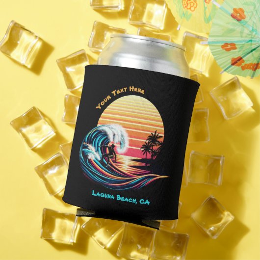 サーフィンアットサンセット 缶クーラー (インサイチュ 夏)