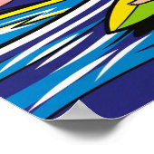 サーフィンアポップ・アートのート ポスター (角)