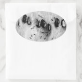 サーフィンアリ 楕円形シール (バッグ)