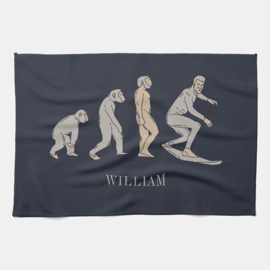 サーフィンイレブンビーチスポーツ キッチンタオル (横)