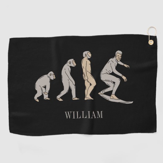 サーフィンイレブンビーチスポーツ ゴルフタオル (横)