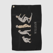 サーフィンイレブンビーチスポーツ ゴルフタオル (正面)