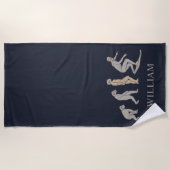 サーフィンイレブンビーチスポーツ ビーチタオル (正面)