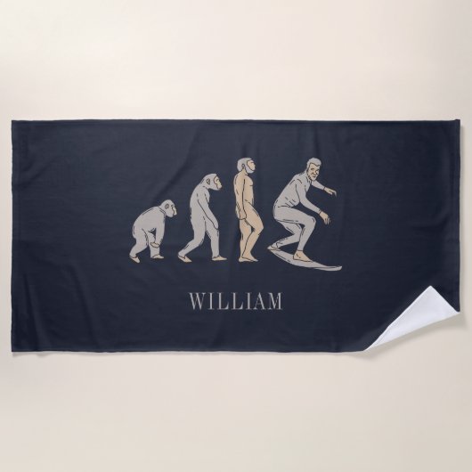 サーフィンイレブンビーチスポーツ ビーチタオル (正面)