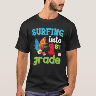サーフィンイン1グレード新学期ファーストSurf K Tシャツ