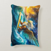 サーフィンイーグルデザインバイリッチアメンギル アクセントクッション (裏面(縦))