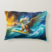 サーフィンイーグルデザインバイリッチアメンギル アクセントクッション (裏面)