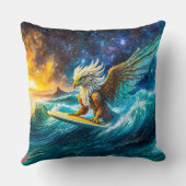 サーフィンイーグルデザインバイリッチアメンギル クッション (裏面)