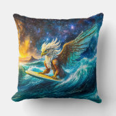 サーフィンイーグルデザインバイリッチアメンギル クッション (正面)