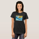 サーフィンウェーブコーギー Tシャツ (正面フル)