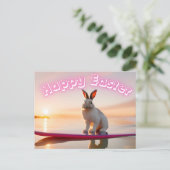 サーフィンウサギ ポストカード (スタンド正面)