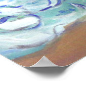 サーフィンエンジェルラファエルライディングヒーリングウェーブ ポスター (角)