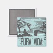 サーフィンエンドレスサマーコスタリカマグネット マグネット (正面/裏面)