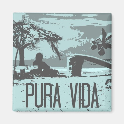 サーフィンエンドレスサマーコスタリカマグネット マグネット (正面)