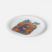 サーフィンオッター841オッターマイウェイカリフォルニアシーオット ペーパープレート (アングル)