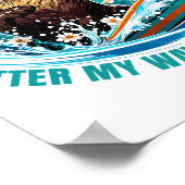 サーフィンオッター841オッターマイウェイドゥードカリフォルニアオット ポスター (角)