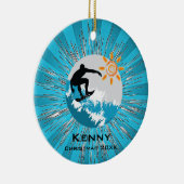 サーフィンオーナメント セラミックオーナメント (右)