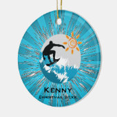 サーフィンオーナメント セラミックオーナメント (左)