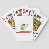 サーフィンカエル着サングラス トランプ (裏面)