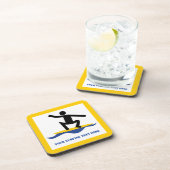 サーフィンギフト、サーファーのサーフボードカスタム上 コースター (右側)