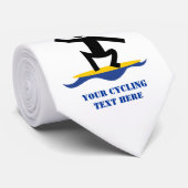 サーフィンギフト、サーファーのサーフボードカスタム上 ネクタイ (ロール)