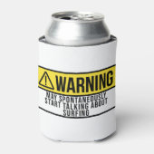 サーフィンギフト – サーファー愛好家 缶クーラー (缶正面)