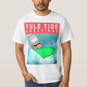 サーフィンクリスマス Tシャツ (正面)