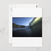 サーフィングリーンチューブ完全波ペルー ポストカード (正面/裏面)