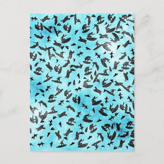 サーフィンコラージュ ポストカード (正面)