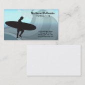 サーフィンコーチ 名刺 (正面/裏面)