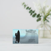 サーフィンコーチ 名刺 (スタンド正面)