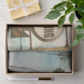 サーフィンサインレトロビーチデクページ紙 薄葉紙 (ギフト)