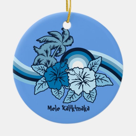 サーフィンサファリホリデイオーナメント セラミックオーナメント (正面)