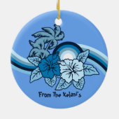 サーフィンサファリホリデイオーナメント セラミックオーナメント (裏面)