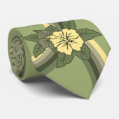 サーフィンサファリ ハワイアンヒビスカス ネクタイ (ロール)