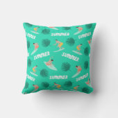 サーフィンサマーアドベンチャーパターン クッション (裏面)