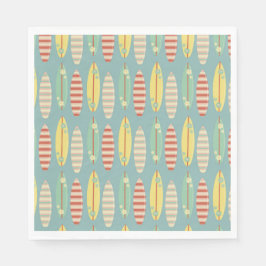 サーフィンサマーサーフボードサマー誕生日 スタンダードランチョンナプキン