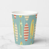 サーフィンサマーレトロサーフボードサマー 紙コップ (右)