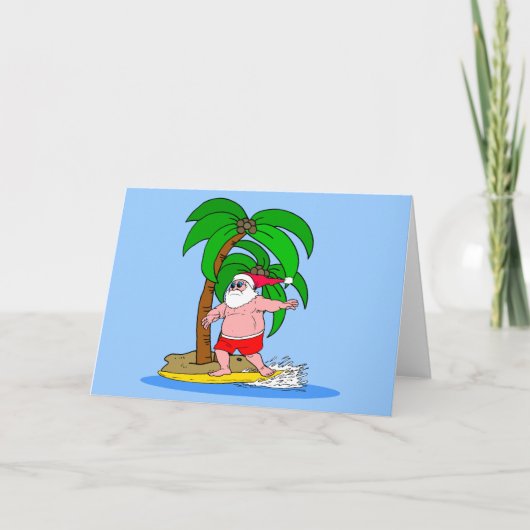 サーフィンサンタクロース シーズンカード (正面)