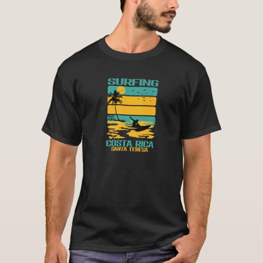 サーフィンサンタテレサコスタリカ Tシャツ (正面)