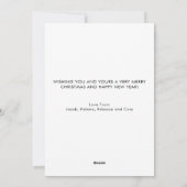 サーフィンサンタビーチクリスマス シーズンカード (裏面)