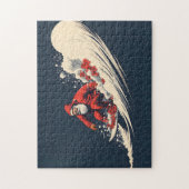 サーフィンサンタ・サマークリスマス ジグソーパズル (縦)