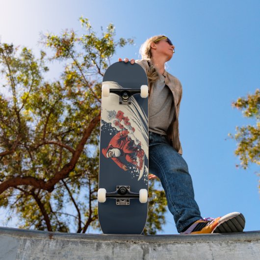 サーフィンサンタ・サマークリスマス スケートボード (室外1)