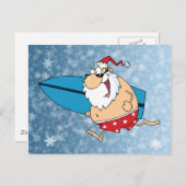 サーフィンサンタ シーズンポストカード (正面/裏面)