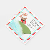 サーフィンサンタ スタンダードランチョンナプキン (角)