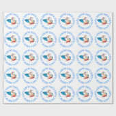 サーフィンサンタ ラッピングペーパー (フラット)